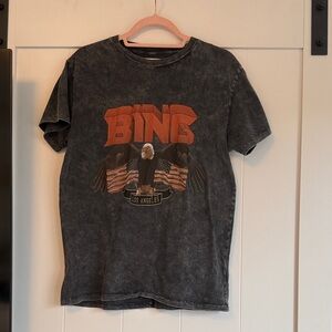 Anine Bing Black Graphic Tee